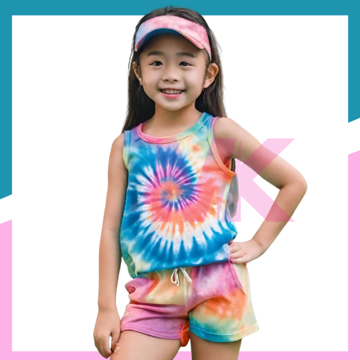 Tie-Dye%20Sando%20and%20Shorts%20Terno%20Sets,%20Ideal%20for%20Girls%20Aged%201-8%20Years,%20Perfectly%20Designed%20for%20Kids%20-%20Image%202