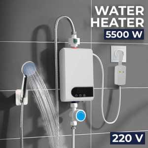 COD SHARB Pemanas Air Listrik Untuk Kamar Mandi Water Heater SUS Heating System Shower 5500W  RYK-010