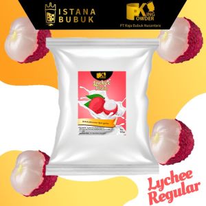 Bubuk Minuman Regular Rasa Lychee Powder Drink Leci