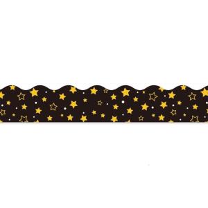 59ft Graduation Border Sticker 75mm Wide Border Trim Sticker for School Party Classroom Chalkboard Whiteboard Decoration