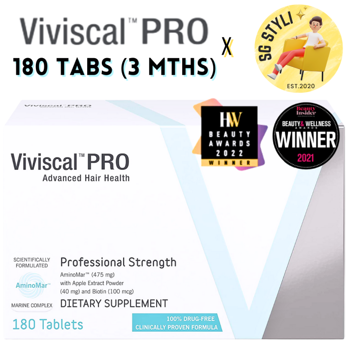 💯Viviscal Pro / Professional 180 pills Hair Loss Supplement for Hair Growth 3 Months Supply *2 Days Delivery*