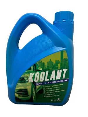 Koolant Super Cool Radiator Coolant – 2L- Car Coolant Green and Pink