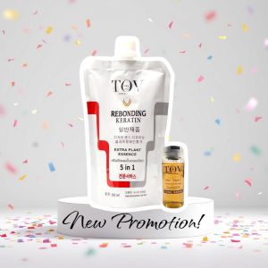 โปรใหม่! TOV ยืดขั้นตอนเดียว TOV  + เชื่อมแกน 20ml.  ลงรอบเดียวจบ ขนาด 300 กรัม สำหรับ 1-2 หัว
