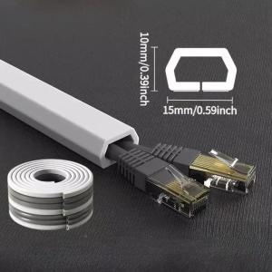 3M Soft Pvc Protector Soft Rubber Trunking Hiders Household Cable Sleeves Wire Self-adhesive Wires
