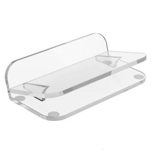Acrylic mạnh nghiêng Giá để loa cơ sở Máy tính để bàn phổ quát với thiết kế không trượt cài đặt đơn giản cho nhiều loa