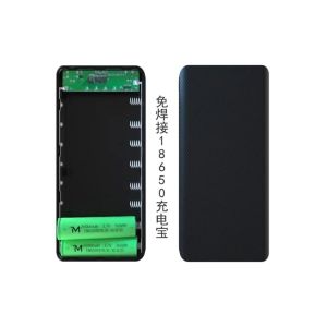 3/8*18650 Power Bank Case Battery Holder Micro Dual USB Type C Charge DIY Shell Battery Storage Box Durable