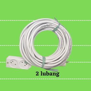 STOP KONTAK (TERMINAL) JADI RAKITAN 2345 LUBANG 10M 20M KUNINGAN + KABEL SERABUT