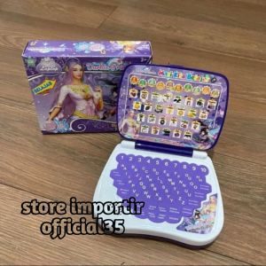 MAINAN LAPTOP MINI 2 BAHASA ENGLISH INDONESIA ST 2351 | Mainan Laptop 2 in 1 Mini Laptop Mainan Edukasi Anak Mainan Laptop Bahasa Indonesia Bahasa Inggris Mainan Laptop Mini Untuk Belajar dan Bermain Kemasan Dus Pakai Baterai