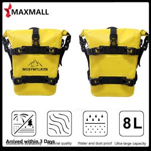 【Maxcity169】 กระเป๋าใส่อุปกรณ์ขี่จักรยาน 8L สำหรับรถมอเตอร์ไซค์ กันน้ำ ทนทาน เหมาะสำหรับการเดินทางกลางแจ้ง