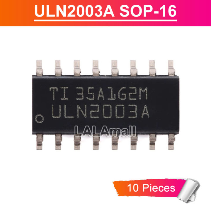 10x ULN2003APG Darlington Transistor DIP-16 - 500mA, 50V, Per Progetti Fai Da Te - Foto 4