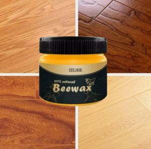 ขี้ผึ้งขัดเฟอร์นิเจอร์ไม้ Wood seasoning Bee wax ขนาดใหม่120กรัม (สินค้ามีพร้อมส่งในไทย)
