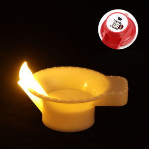 5pcs Waterproof Floating LED Candle Lamp Flameless Flickering Tealight Night Light Cold White Candles for Pool SPA Bathtub Wedding Party Christmas Decor
