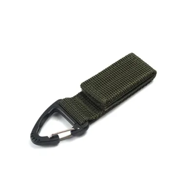 EDC Velcro Hook Triangle Plastic Molle Nylon Belt Clip Webbing Backpack Quickdraw Carabiner tactical travel bag Buckle