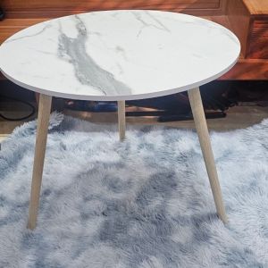 [FURNI HOME] Bàn trà tròn sofa ngồi bệt chân gỗ tự nhiên Bàn tròn cafe dùng làm decor phòng ngủ nhiều màu sắc