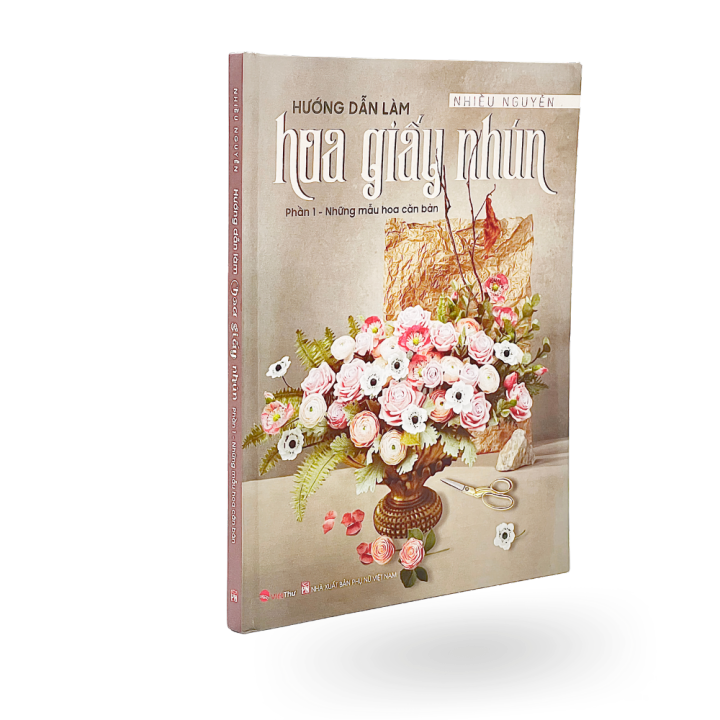 Sách - Hướng Dẫn Làm Hoa Giấy Nhún - Những Mẫu Hoa Căn Bản - Phần 1(VT ...