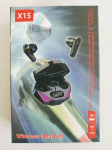 X15 E-Sports Gaming Headset PUBG Active Noise Cancelling Footstep Detection Running Lights Bluetooth Long Battery Life E-Sports Noise Cancelling