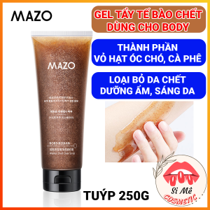[SẠCH DA CHẾT] Gel Tẩy Tế Bào Da Chết Body MAZO Chiết Xuất Từ Hạt Vỏ Quả Óc Chó Tuýp 250gram – Tẩy Sạch Da Chết Dưỡng Sáng Da