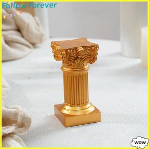 【Follow】【New Arrived】 COD เสาโรมันเสากรีกรูปปั้นแท่นเชิงเทียนยืนประติมากรรมในร่มบ้านห้องรับประทานอาหารสวนตกแต่งทิวทัศน์