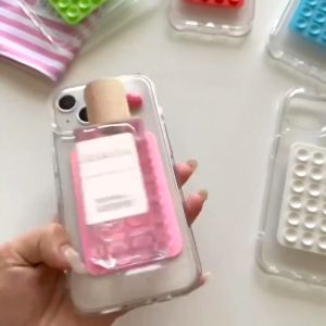 1pcs Silicone suction cup adhesive anti slip phone case portable and movable phone holder square