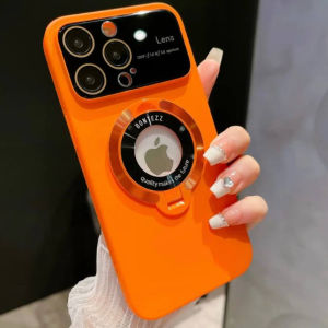 MagStands Case IPHONE 11 12 13 14 15 PRO MAX MagSafe Premium Elegant dengan Fitur Standing ring Metal Kilat hand