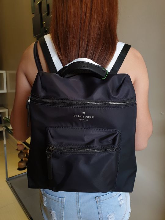 That s The Spirit Convertible Kate Spade Backpack Black Lazada PH