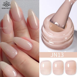 Sinh Ra Khá 10Ml Thạch Gel Khỏa Thân sơn móng tay nghệ thuật Mờ bán vĩnh viễn Ngâm Tắt Gel LED UV Varnish sơn móng tay UV Đánh Bóng bộ hoàn chỉnh