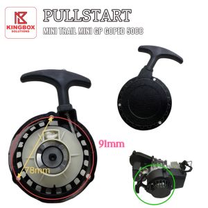 Gagang Tarikan Stater Pullstart Mesin Rumput Mini GP 50cc 2Tak Model Lama Kecil Gigi Nenas