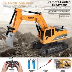1:24 Remote control excavator toy Engineering Car Dump Metal Truck plastic Excavator For kids