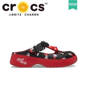 Crocs Womens Disney Minnie Mary Janes Cave Beach Thick soled Shoes #211143