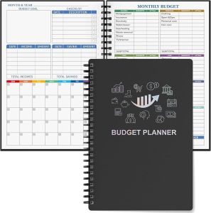 Budget Planner - Monthly Finance Organizer with Expense Tracker Notebook to Manage Your Money Effectively Undated Finance Planner/Account Book Start AnytimemA5(8.6x5.9 inchs)100gsm Paper - Silvery