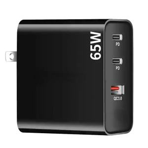 PD65W Notebook 2C+A Tablet charger with multiple ports European British American and Australian standards