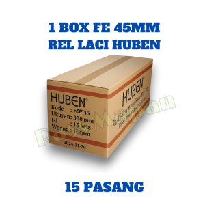 1 BOX Rel Laci Full Extenxion Double 2x Tarik Ball Bearing Huben FE 45mm Uk 30cm
