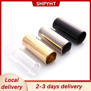 [COD] SHPYHT Local delivery Ship within 24 hours 60MM Guitar Slide Bar Stainless Steel Metal/Glass Finger Slides For Ukulele