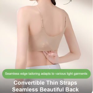 Seamless Bra Comfort Underwire Bra Cooling Ice Silk Lightweight Invisible Womens Lingerie