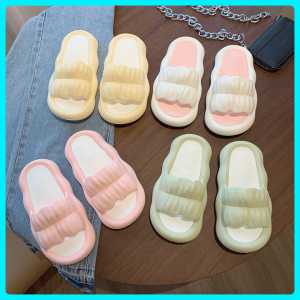 Sandal Slip On PVC CUTE Sendal Rumah Nyaman Slipper Korea Soft Rubber Non Slip Flip Flop Rumah Wanita Kekinian Selop Comfortable EVA 2328