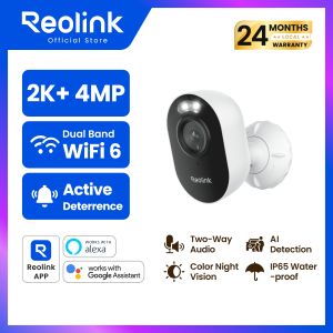 Reolink Lumus : Time Lapse 2K 4MP Outdoor Security Camera with Spotlights Dual-Band WiFi Camera - WCLMC2KP01