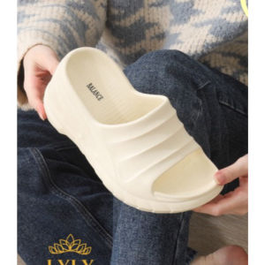 Sandal Wanita Fuji Balance Jelly Wedges Platform Tebal Kuat Anti Slip 9 Cm Hak 8080-2