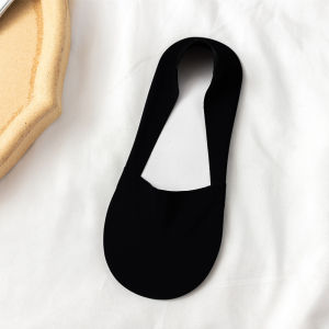 Invisible Cotton Socks Womens Silicone Non-Slip Socks Sweet Thin Socks Ice Silk Boat Socks
