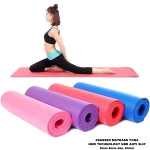 Frasser Matras Yoga Mat NBR PVC Alas Karpet Senam Lantai MTRS - YG 02