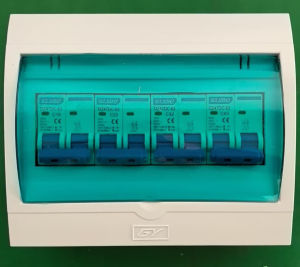 【COD】  Distribution box with 4 circuit breakers Distribution box (without screws)-AC/DC