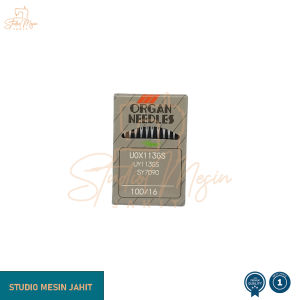 Jarum Jahit Mesin Karet ORGAN NEEDLES UO x 113GS Ori Berbagai Ukuran