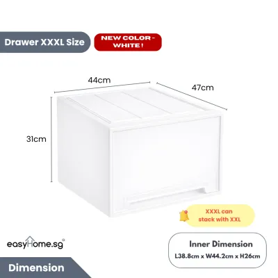 Storage Drawer - Organizer Plastic Box (6 sizes available)
