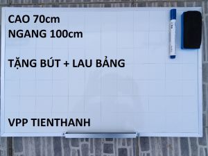 Bảng mica viết bút lông kích thước 70 x 100cm tặng kèm bút lau bảng