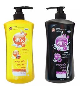 Dầu Gội Đầu Bồ Kết Phục Hồi Tóc Hư Tổn SILK 1000ml- Dầu gội đầu - Dầu gội đầu chính hãng - Dầu gội đầu nhập khẩu - Dầu gội đầu thái lan - Ngăn Rụng Tóc/Phục Hồi Hư Tổn/ Suôn Mượt Óng Ả