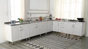 Sup Kitchen Cabinet Stove Cabinet Stainless Steel Sink Cabinet Simple Locker Cabinet Household Assembly Cabinet