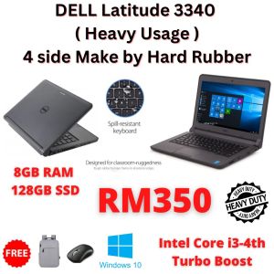 Gaming Dell Latitude 3340 /Core i3-4th /SSD 256GB /Ram 8GB /Slim and Fast Refurbished laptop