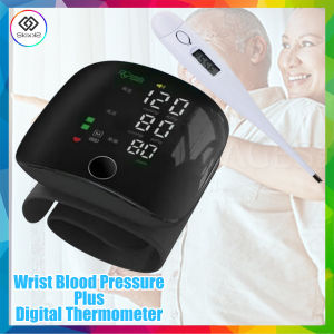 Rechargeable Wrist Blood Pressure Monitor FLK-W01 Plus Digital Thermometer