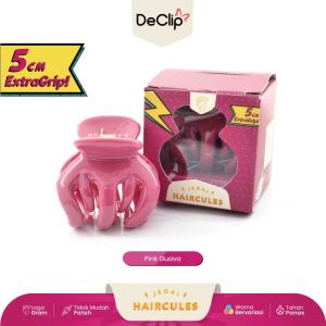 Jedai Haircules Declip Original Gigi 5 ukuran 5cm Warna Pink Guava