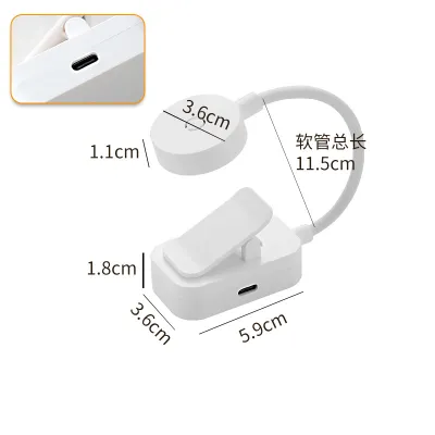 Mini Clip Lamp Study Clip Book Reading Lamp 3 Color Portable Nightlight USB Lamp