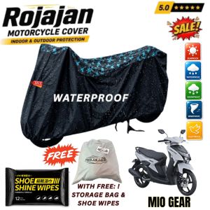 Mio Gear Camouflage Rojajan Motorcycle Cover Waterproof Sunproof Indoor Outdoor Protect with Bag + Shoe Wipes & Sticker